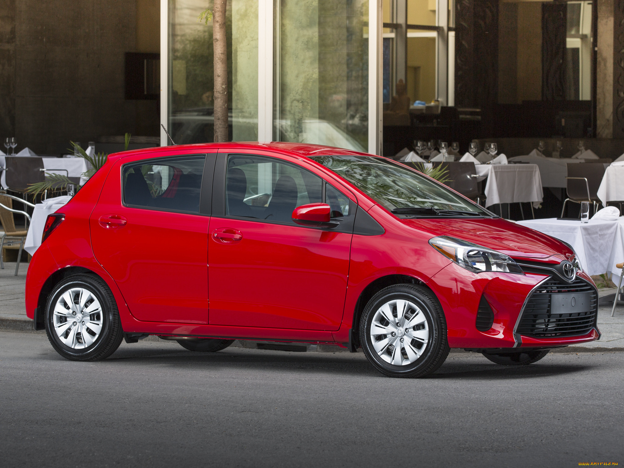 , toyota, 2015, le, 5-door, yaris, us-spec, 